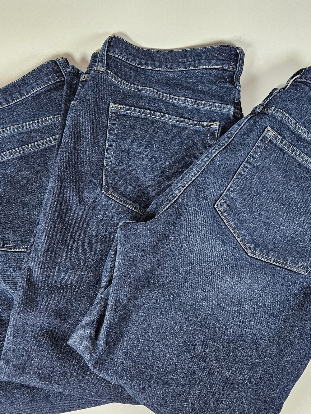 Lot Of 3 J. Crew Jeans Womens Size 32 Blue Essential Straight Stretch Denim